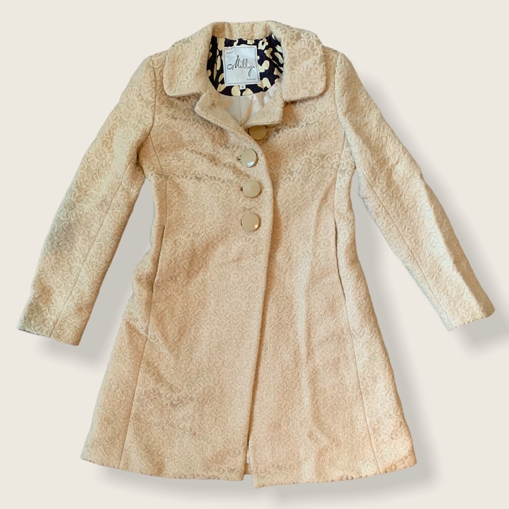 Original Milly of New York classic wool coat